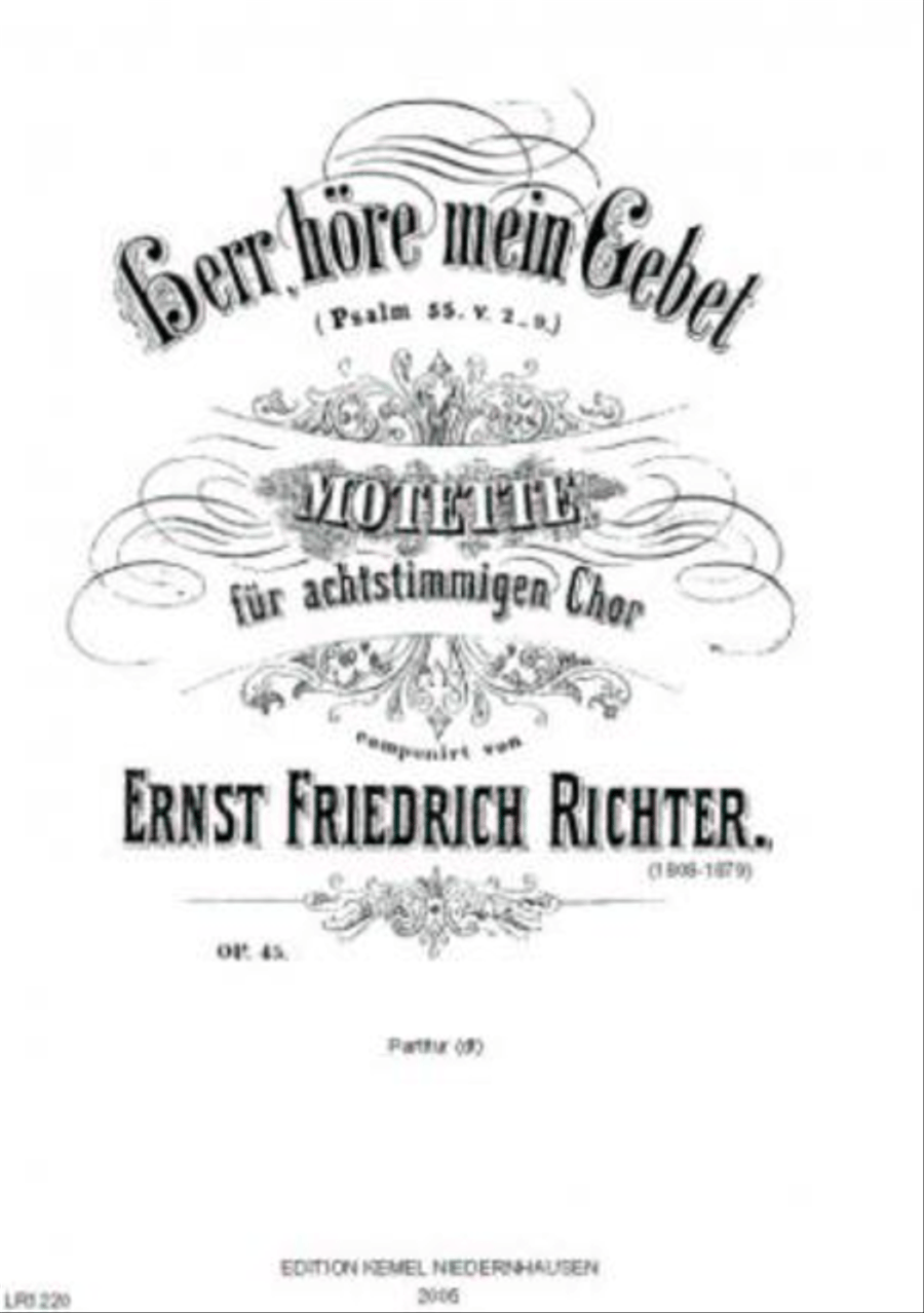 Herr, höre mein Gebet