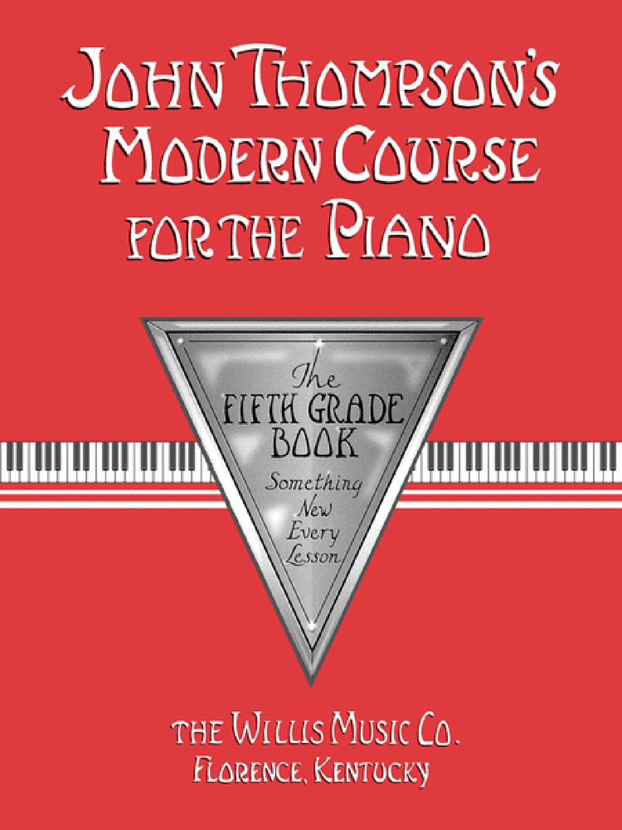 John Thompson's Modern Course for the Piano – Fifth Grade (Book Only) Piano Method scores gallery preview page 1