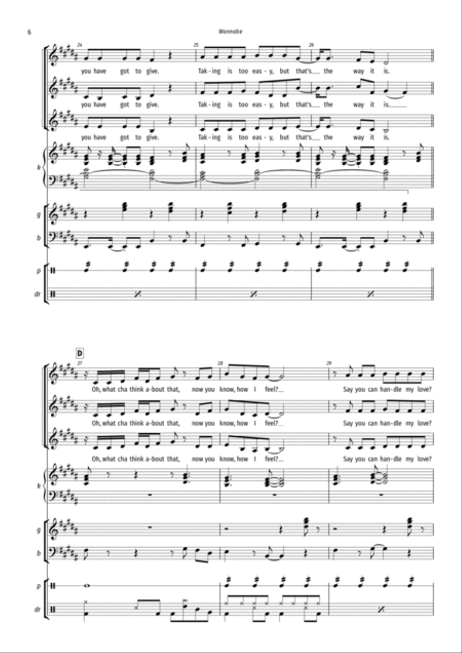 Wannabe Voice scores gallery preview page 6