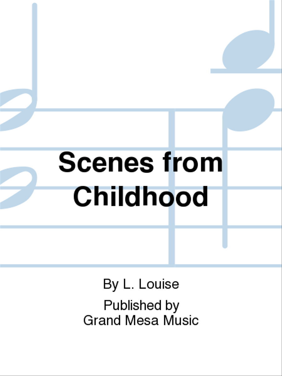 Scenes from Childhood Scenes from Childhood Percussion scores gallery preview page 1