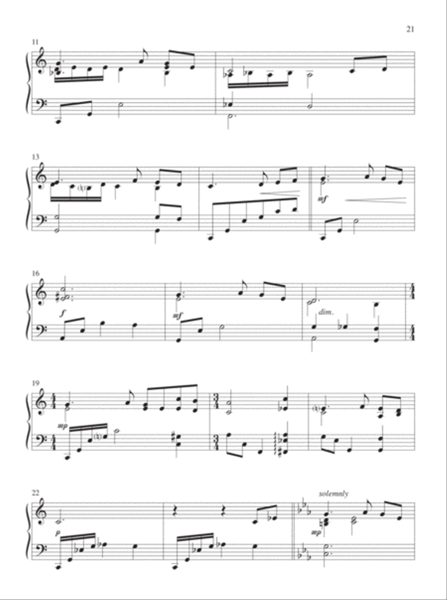 The Cross of Christ Piano Solo scores gallery preview page 12