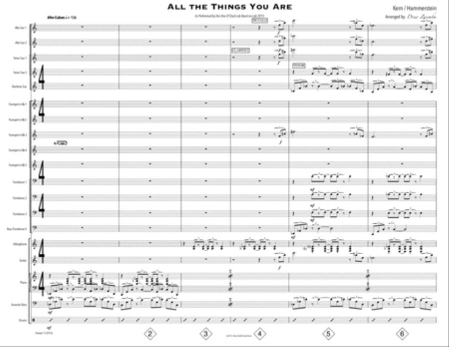 All The Things You Are Large Ensemble scores gallery preview page 2