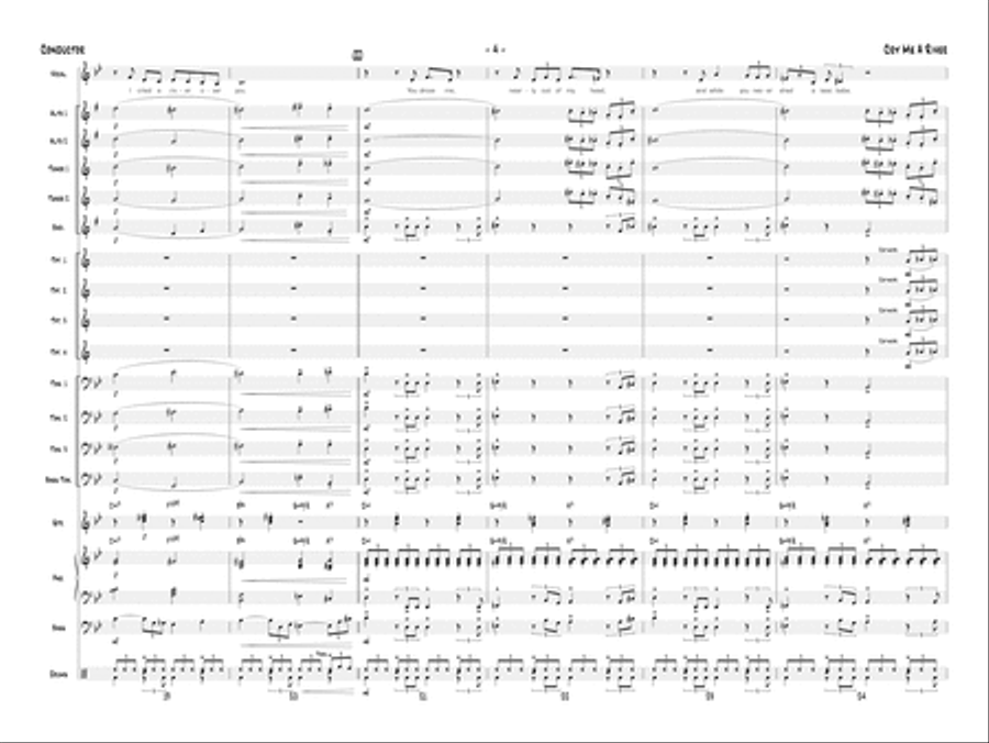 Cry Me a River: Score Jazz Ensemble scores gallery preview page 6