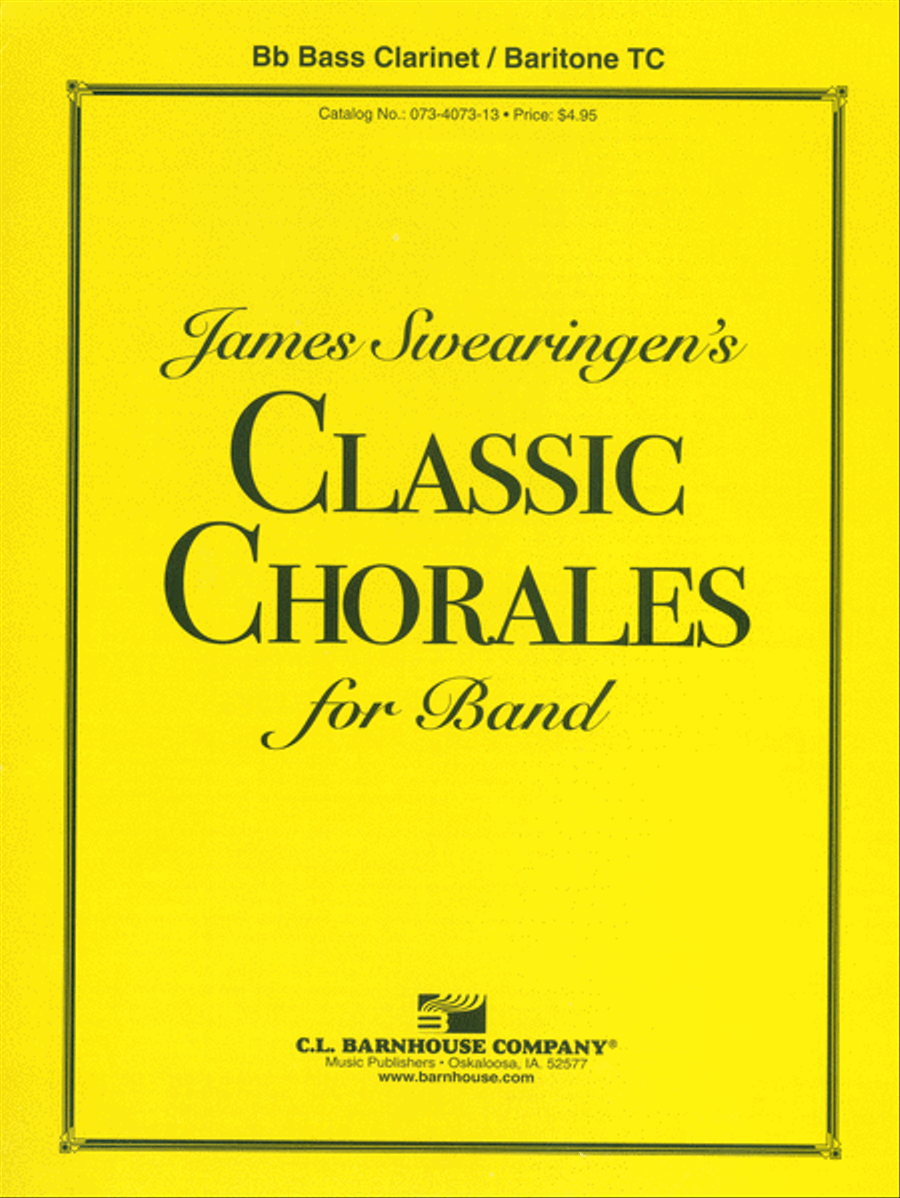 James Swearingen's Classic Chorales for Band Concert Band Methods scores gallery preview page 1