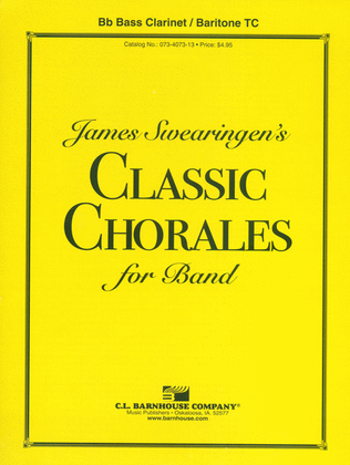 Book cover for James Swearingen's Classic Chorales for Band