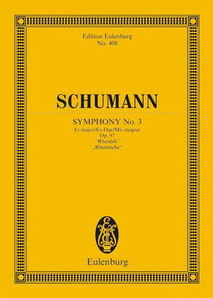 Book cover for Symphony No. 3 in E-flat Major, Op. 97 "Rhenish"