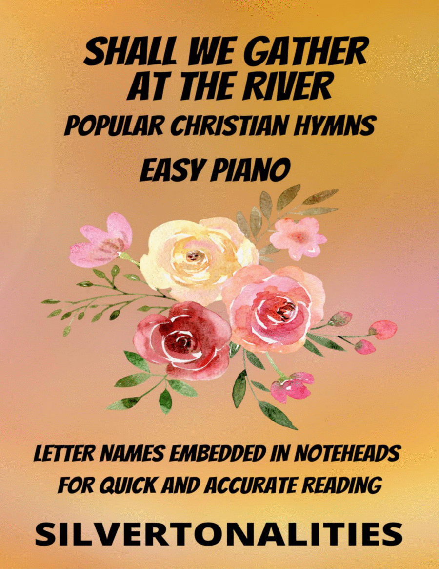 Shall We Gather at the River Piano Hymns Collection for Easy Piano Piano Method scores gallery preview page 1