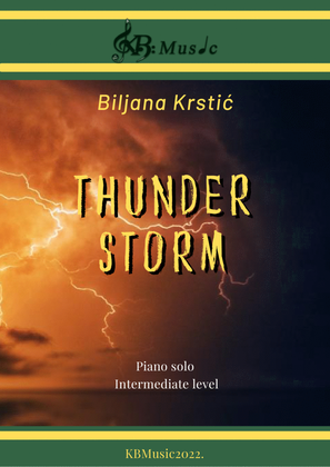 Book cover for Thunder storm