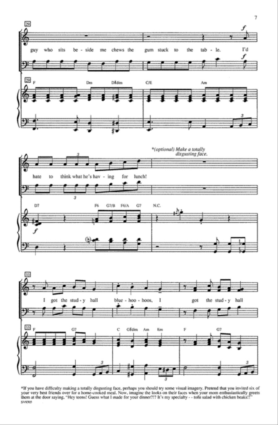Study Hall Blues Study Hall Blues Choir scores gallery preview page 5