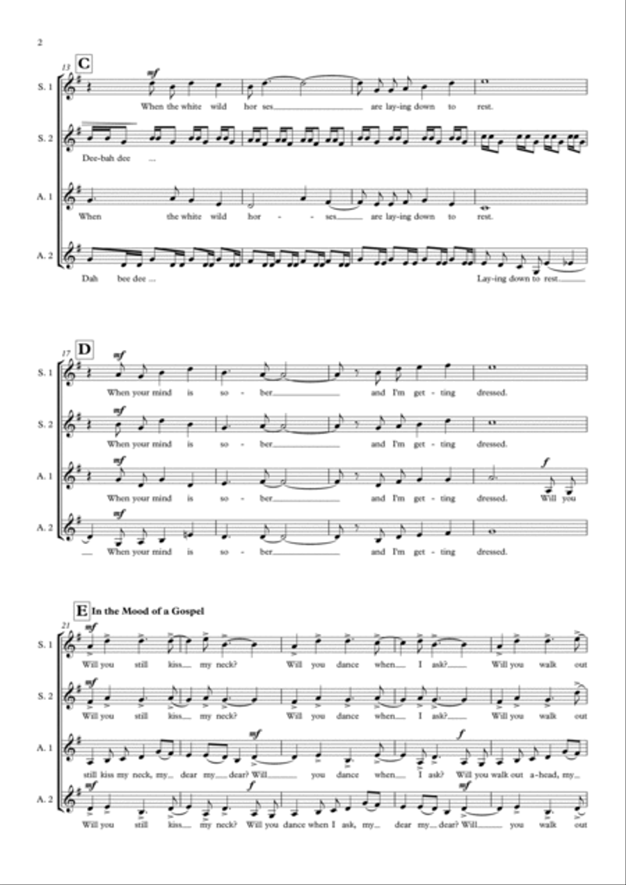 My Dear SSAA scores gallery preview page 2