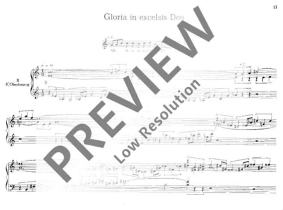 Cantiones Gregorianae pro organo Organ scores gallery preview page 14