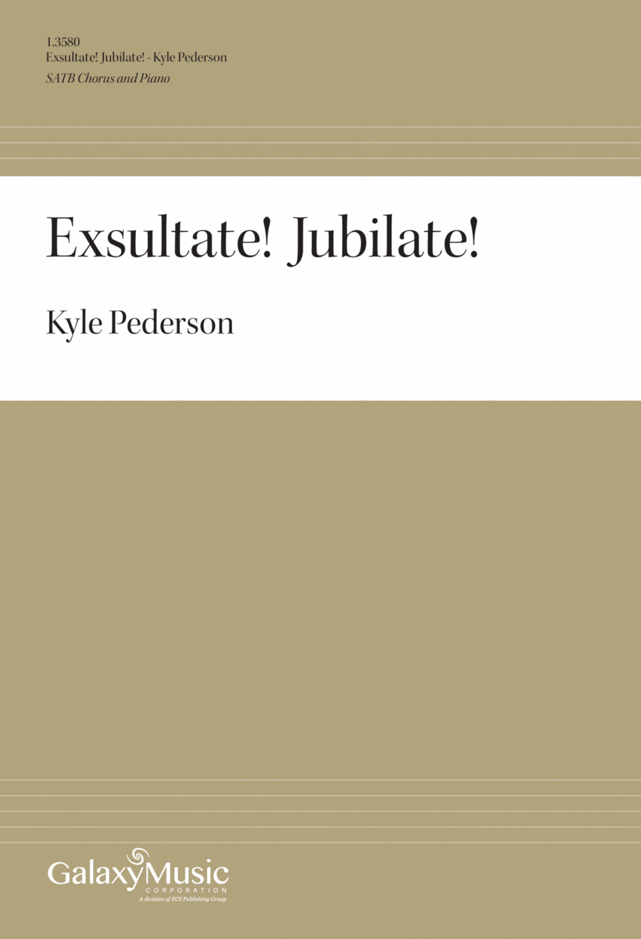 Exsultate! Jubilate! 4-Part scores gallery preview page 1