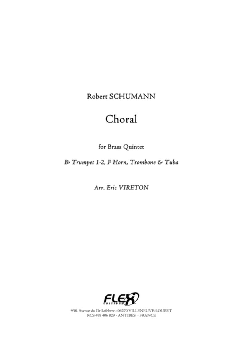 Choral - from Album for the Young Opus 68 No. 4 image number null