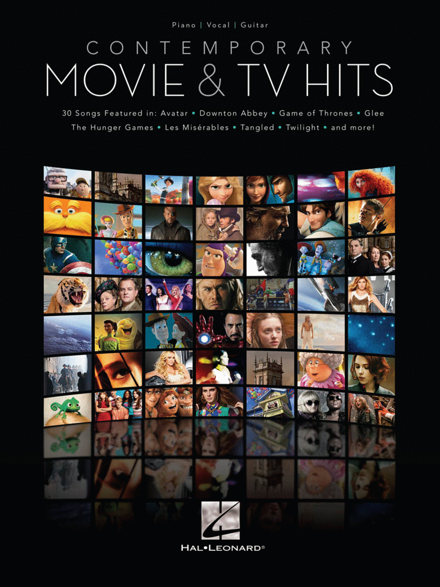 Contemporary Movie & TV Hits Piano, Vocal, Guitar scores gallery preview page 1