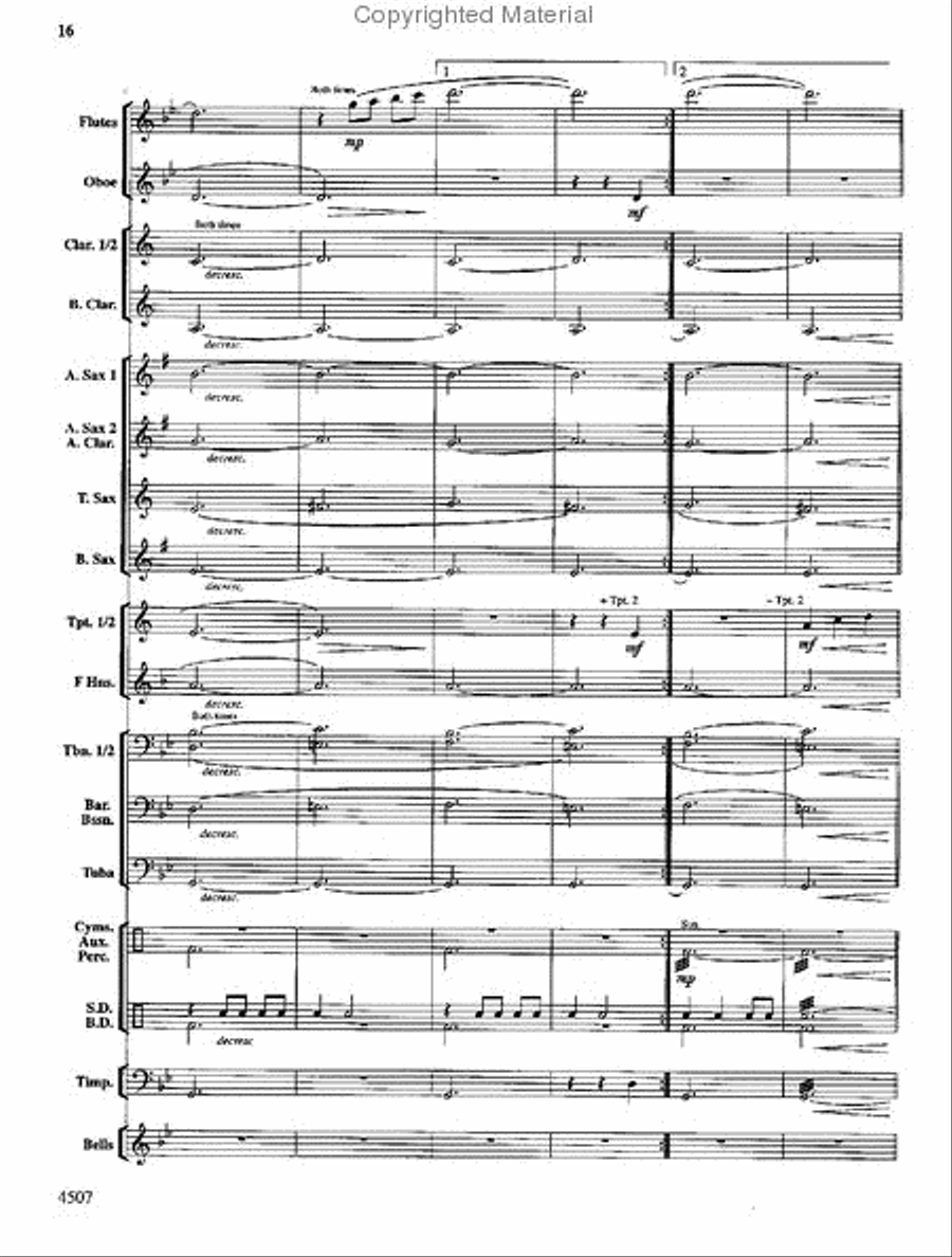 Storybrook Mountain Storybrook Mountain Concert Band scores gallery preview page 16