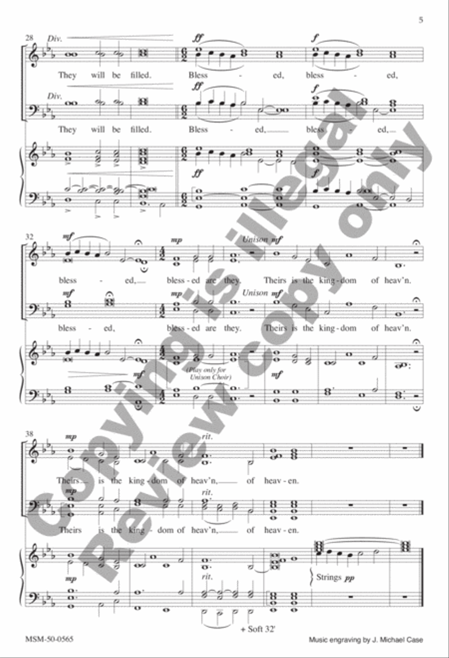 Blessed 4-Part scores gallery preview page 4