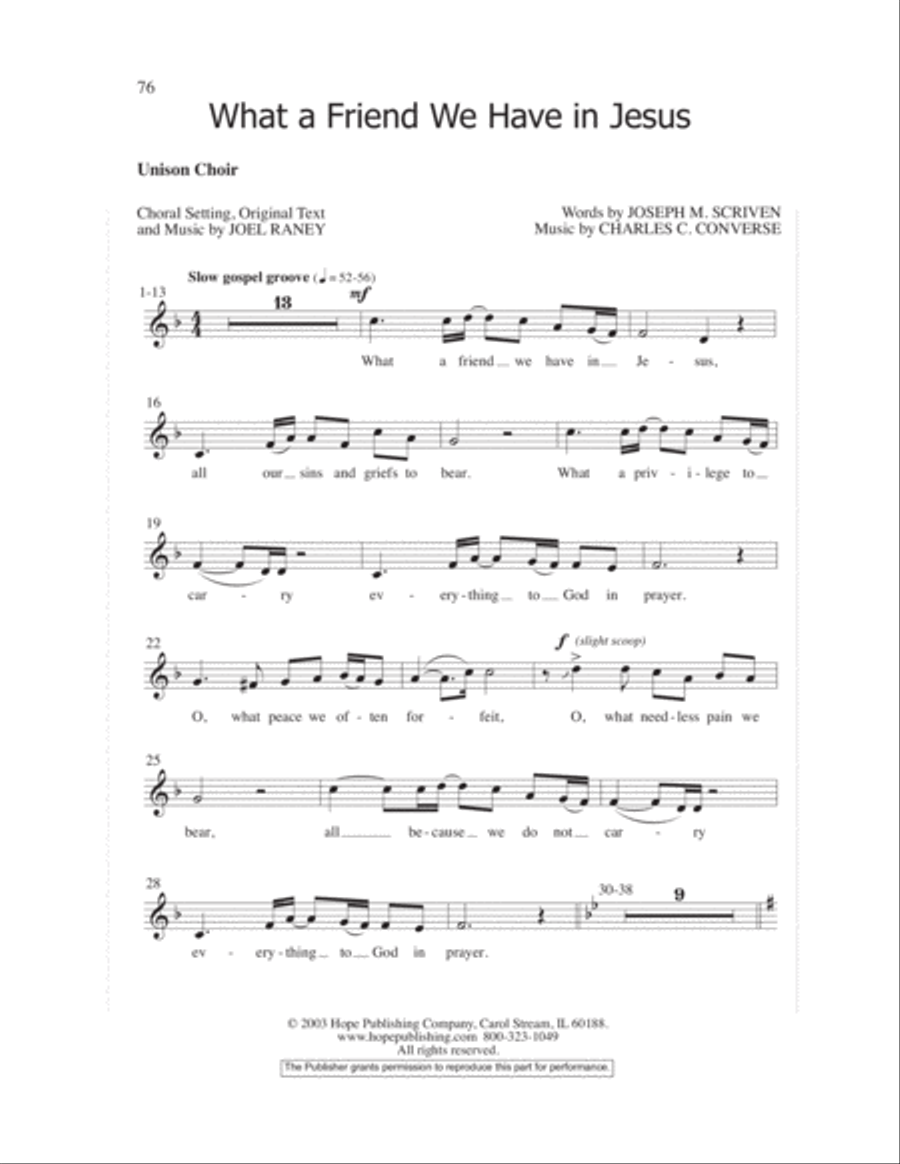 Let the Children Sing 4-Part scores gallery preview page 78
