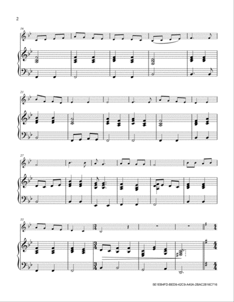Count Your Many Blessings Horn scores gallery preview page 2