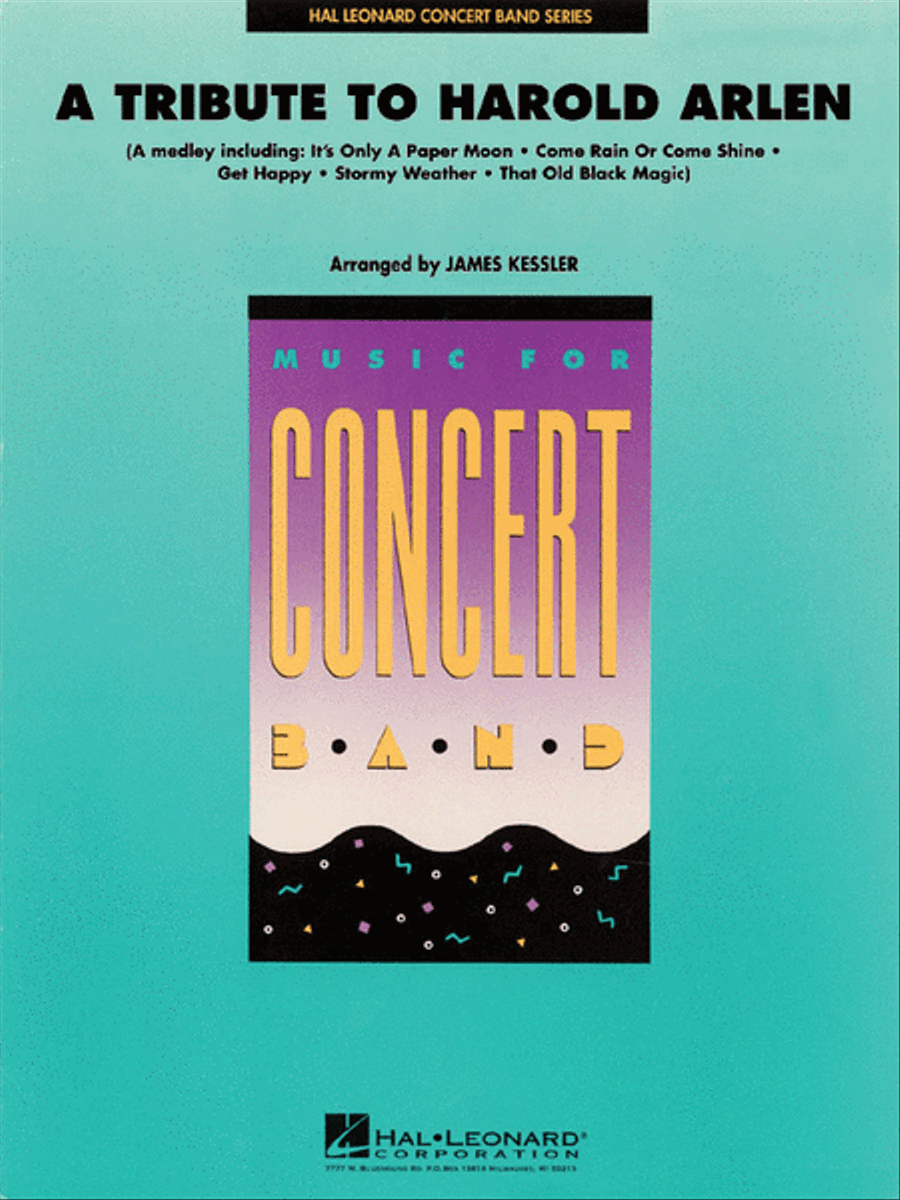A Tribute to Harold Arlen Concert Band scores gallery preview page 1