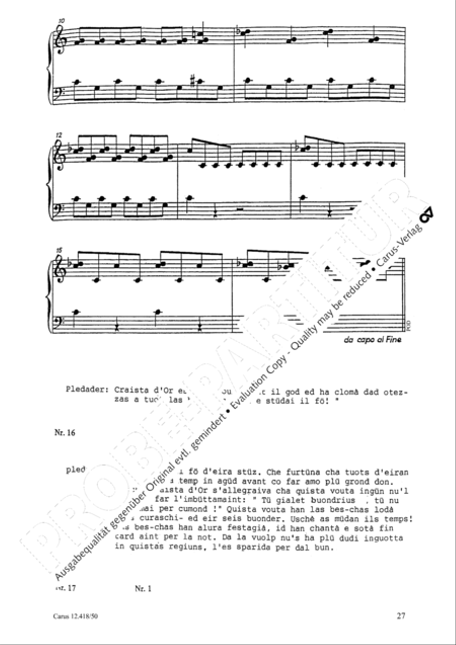 Dal gialet buondrius Voice Solo scores gallery preview page 28