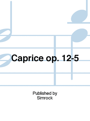 Book cover for Caprice op. 12-5
