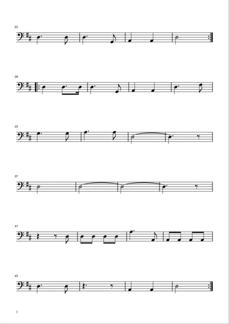Joy To The World - Brass Quartet Brass Quartet scores gallery preview page 2