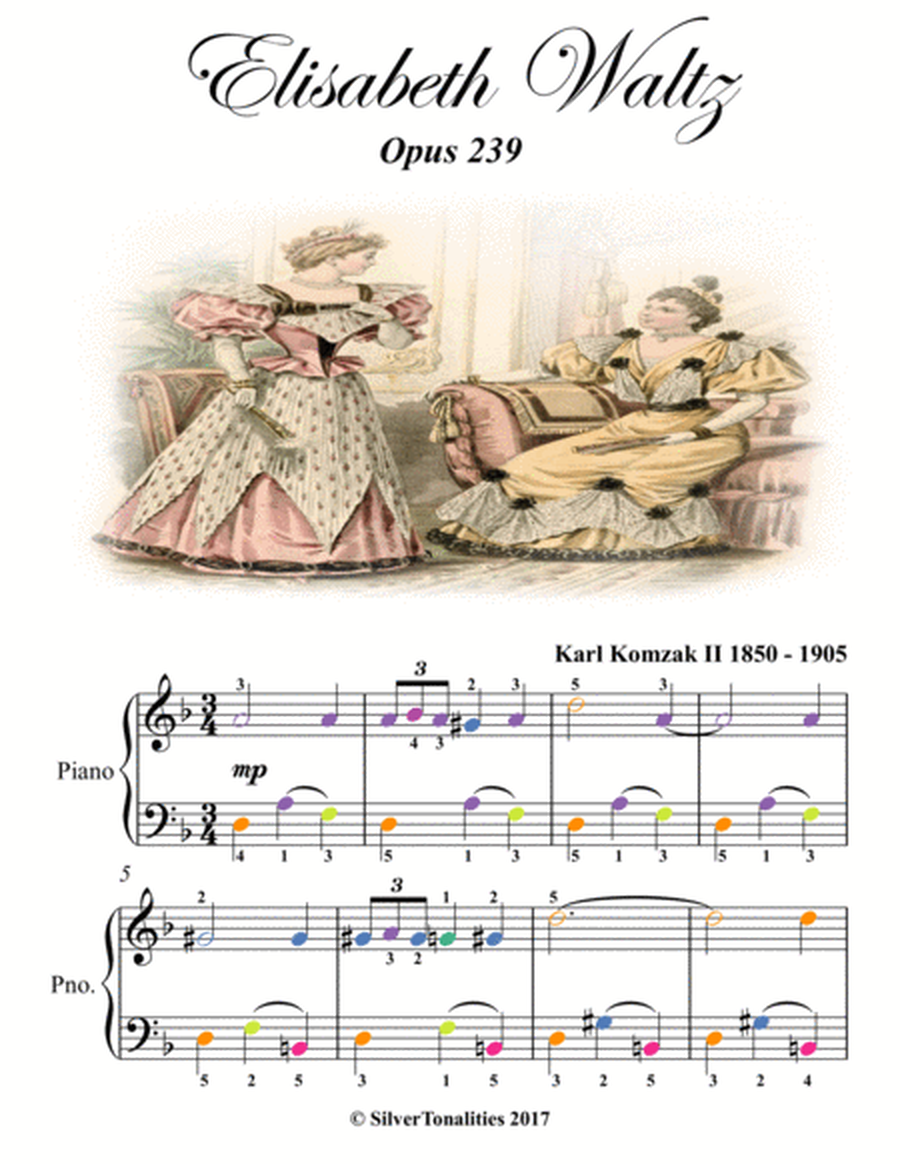 The Enchanted World of Viennese Waltzes for Easiest Piano Booklet L