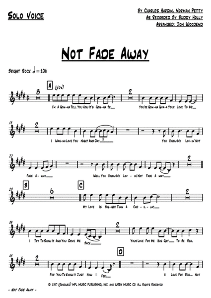 Not Fade Away image number null