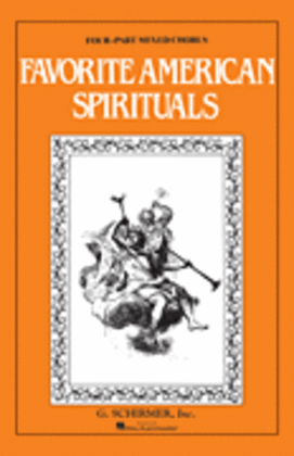 Book cover for Favorite American Spirituals Unac