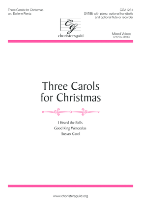 Book cover for Three Carols for Christmas