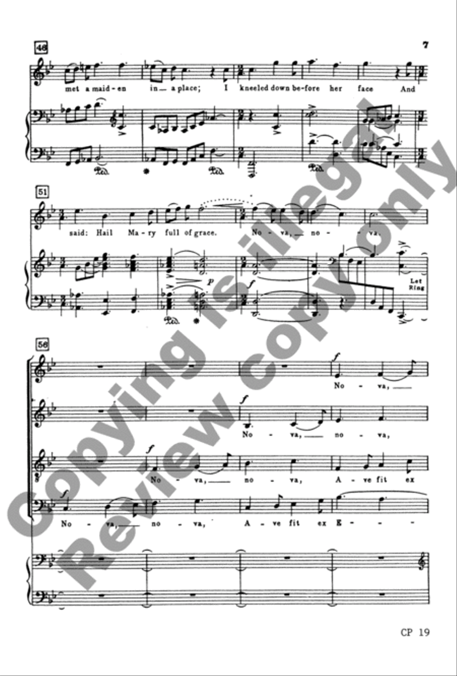 Nova, Nova! Nova, Nova! 4-Part scores gallery preview page 19