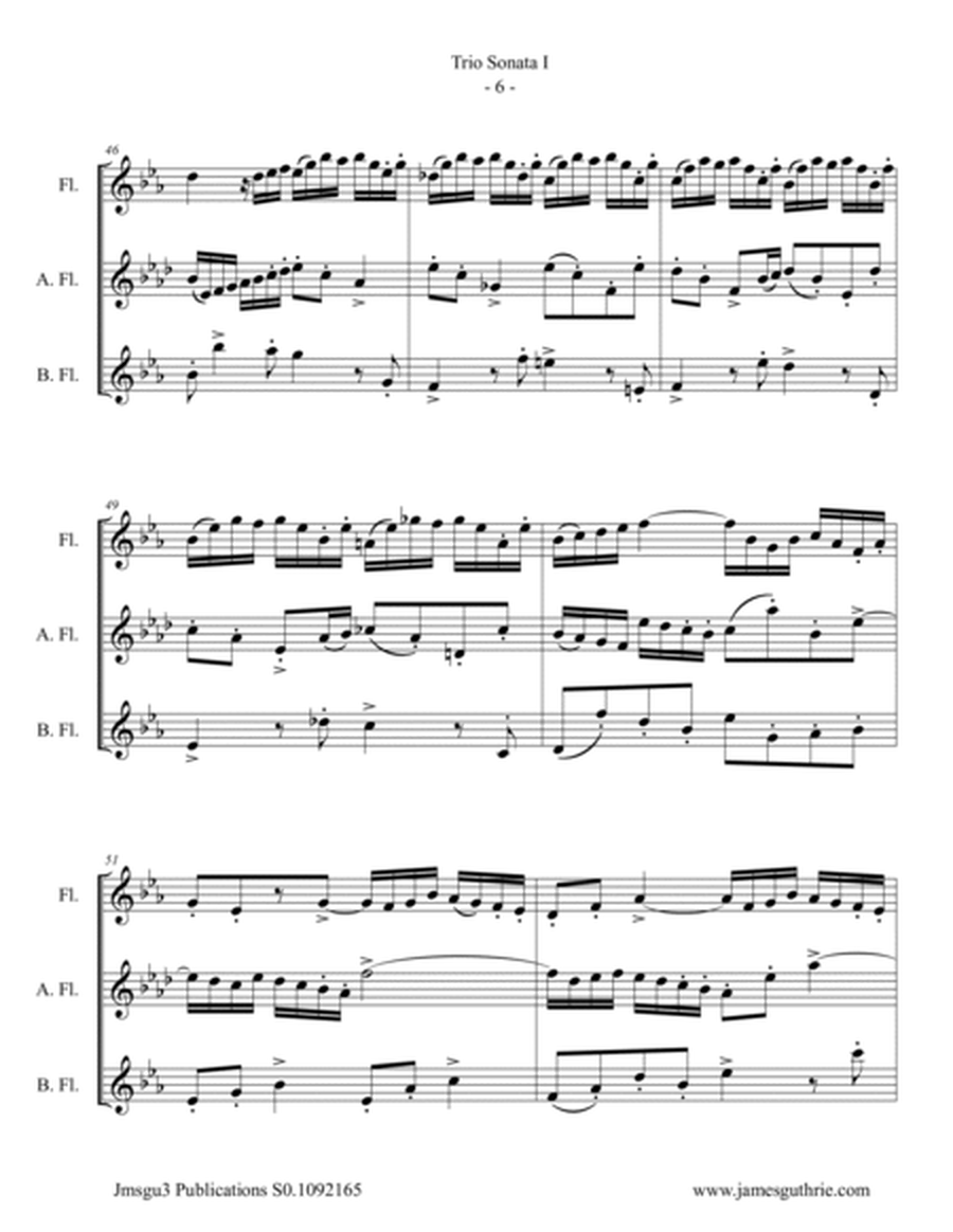 BACH: Six Trio Sonatas BWV 525-530 for Flute Trio