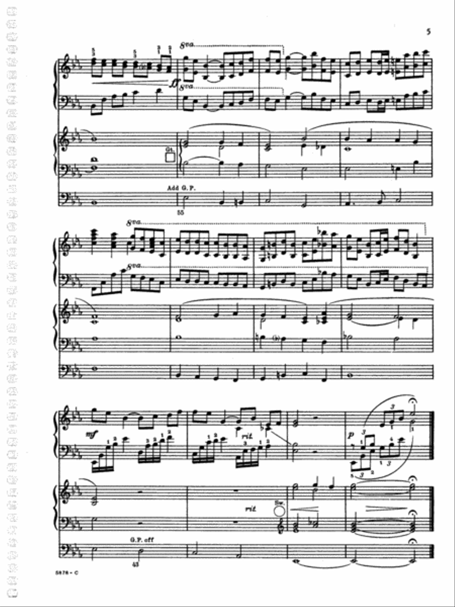 Collected Piano/Organ Works Organ scores gallery preview page 5