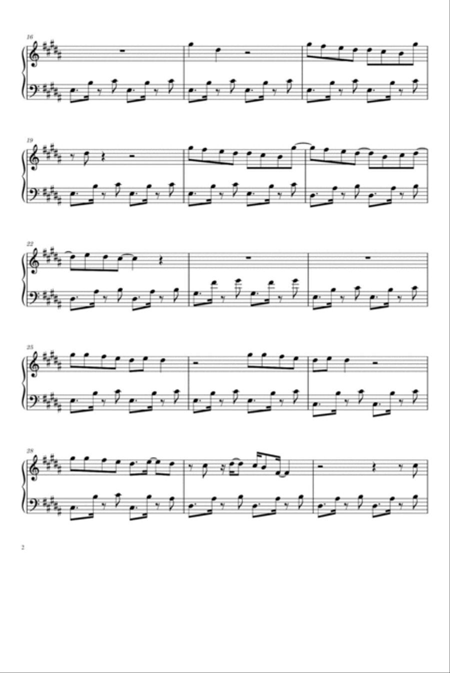 Passionfruit Piano Solo scores gallery preview page 2