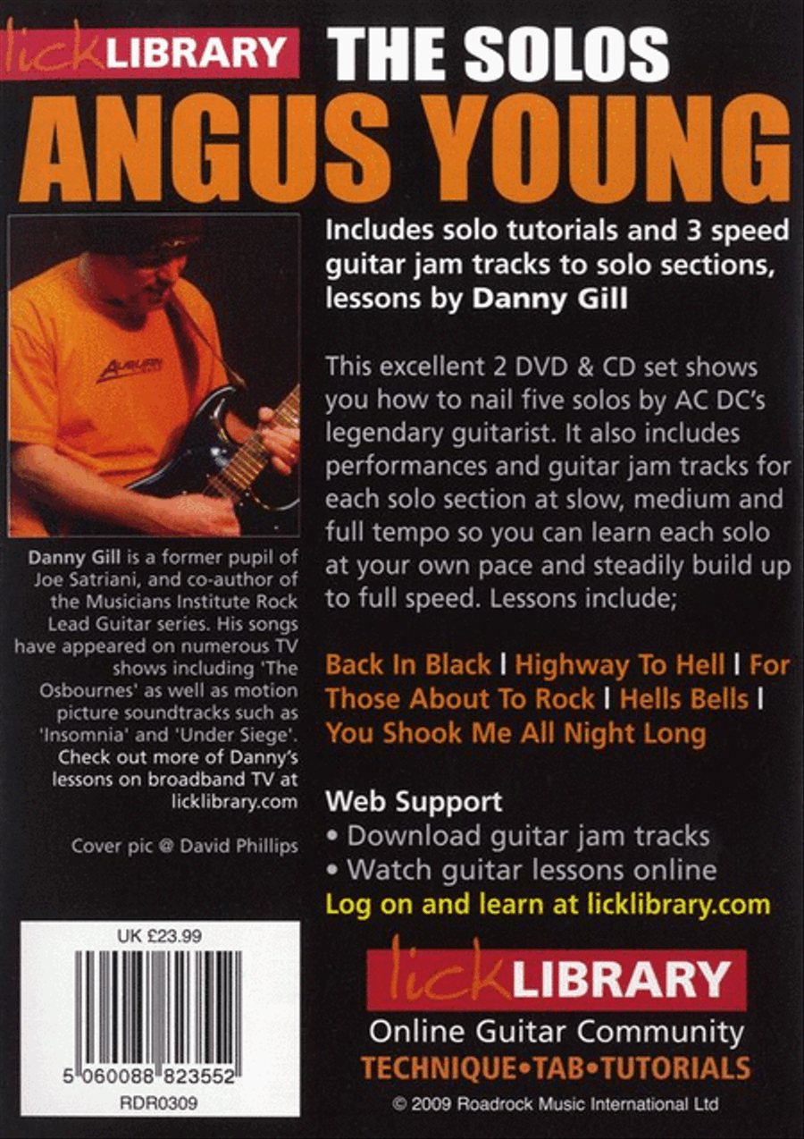 Learn To Play Angus Young - The Solos Piano, Vocal, Guitar scores gallery preview page 2