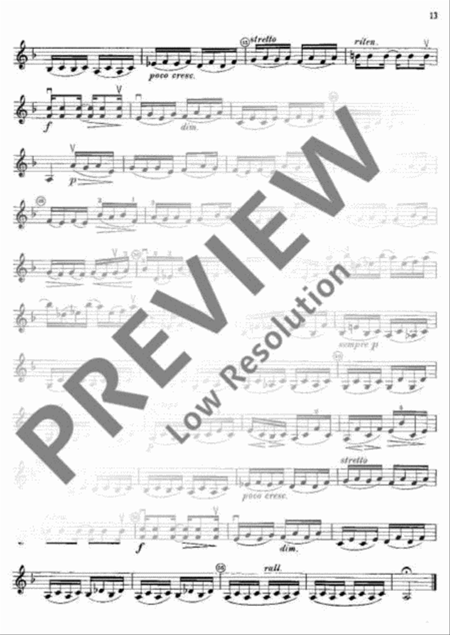 Musik zur Feier Violin scores gallery preview page 14
