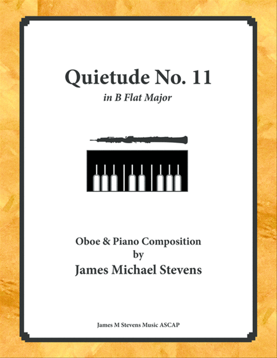 Quietude No. 11 - Oboe & Piano Piano scores gallery preview page 1