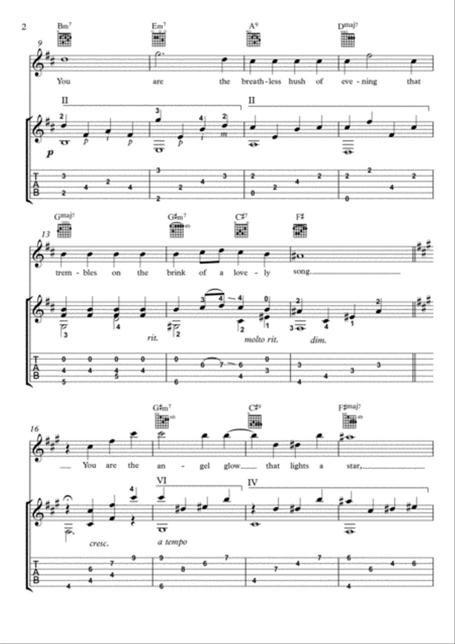 All The Things You Are Guitar Tablature scores gallery preview page 2