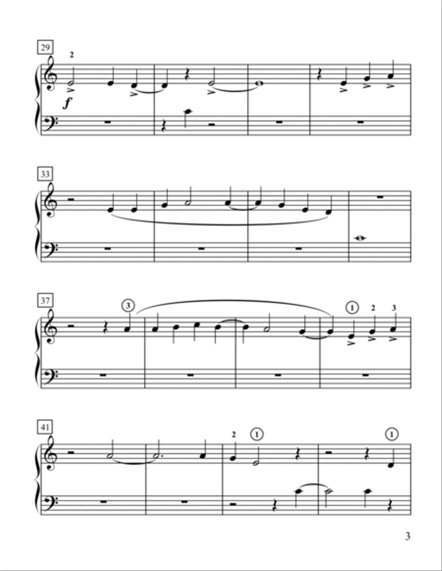 Pokemon (dance Mix) Easy Piano scores gallery preview page 3