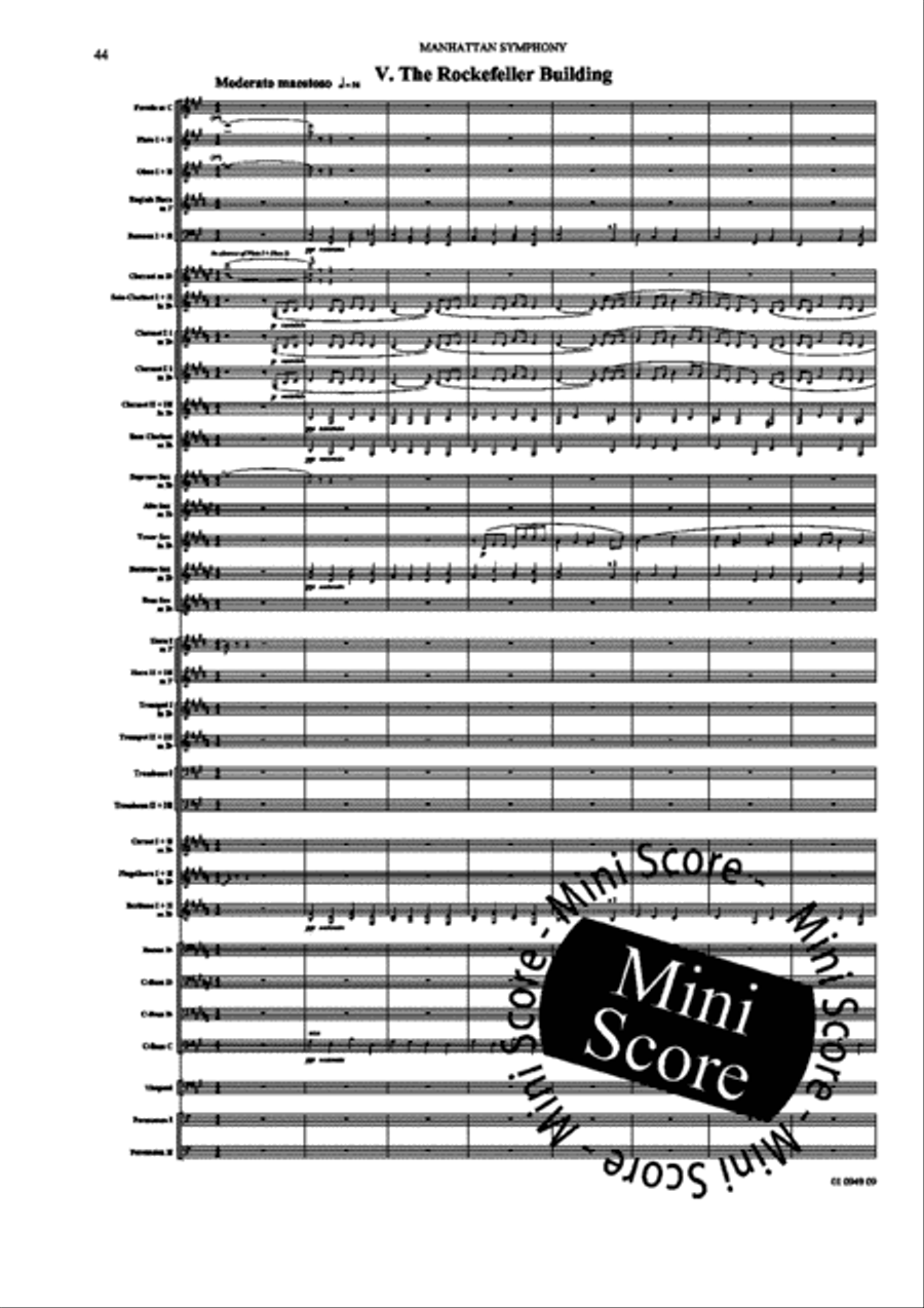 Manhattan Symphony Concert Band scores gallery preview page 48