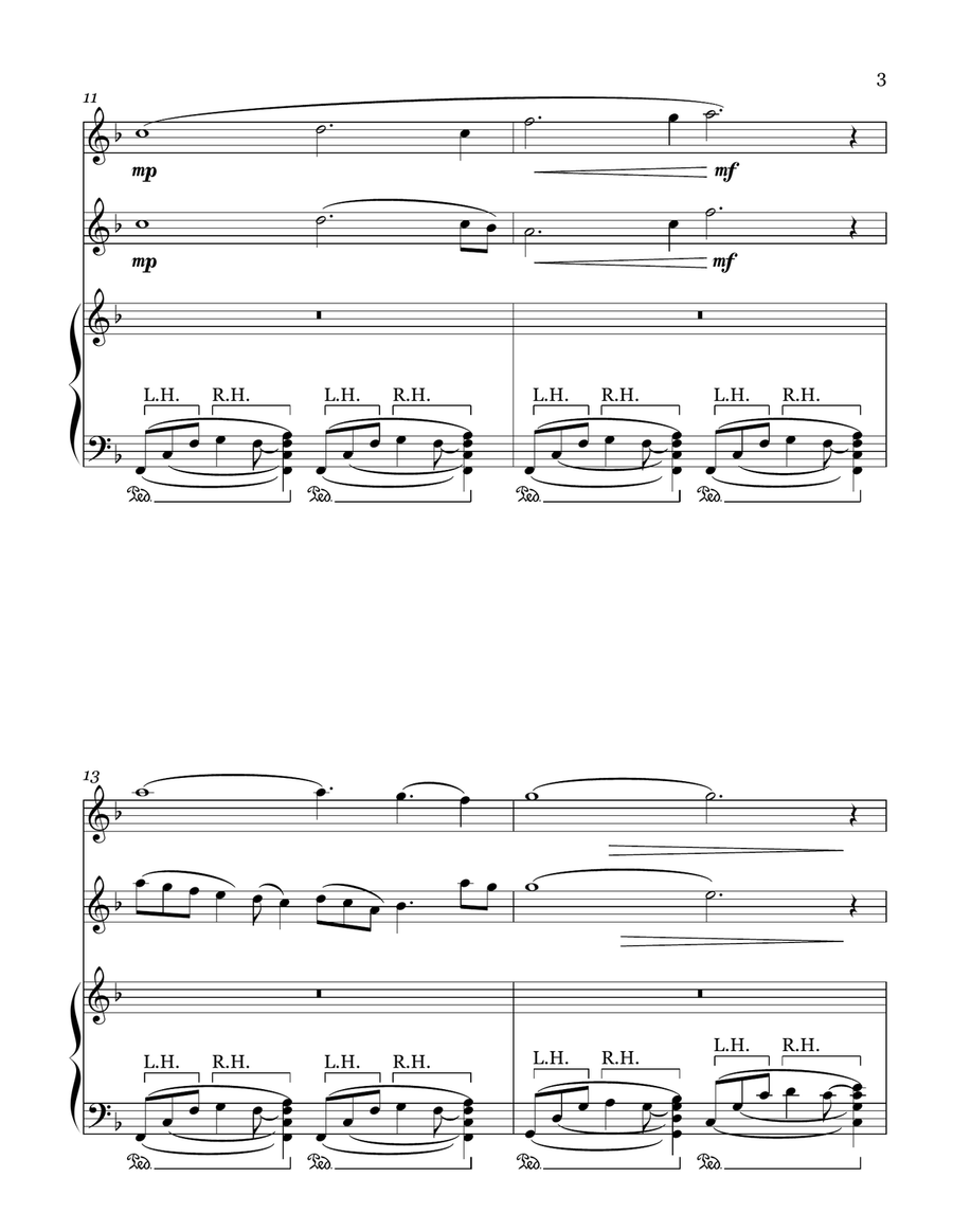 More Love to Thee, O Christ Flute scores gallery preview page 3