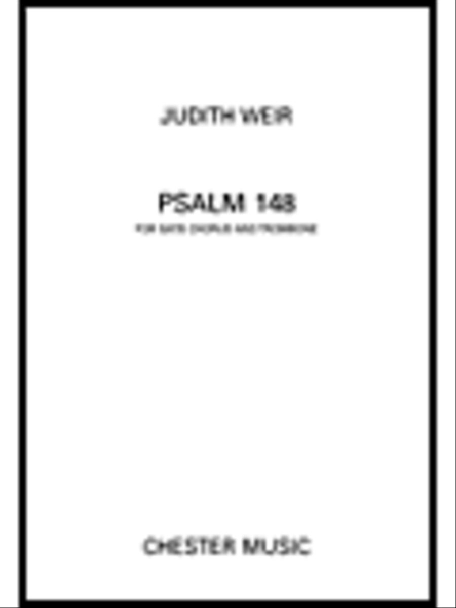 Psalm 148 For Satb Chorus (a Cappella) And Trombone (part Available Separately) 4-Part scores gallery preview page 1