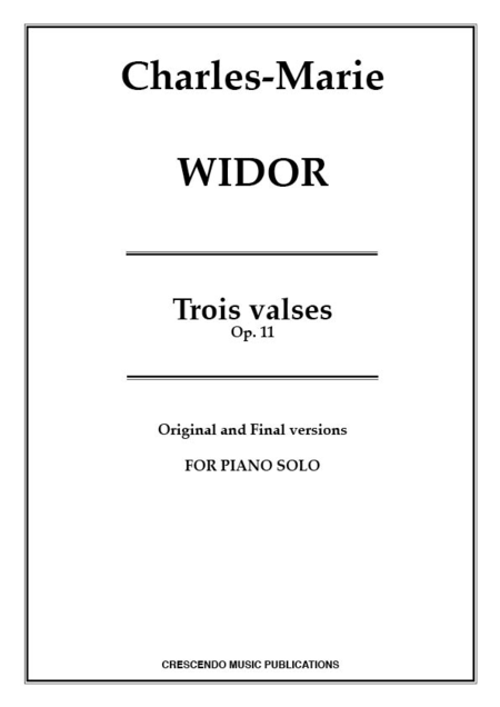Trois valses, Op. 11