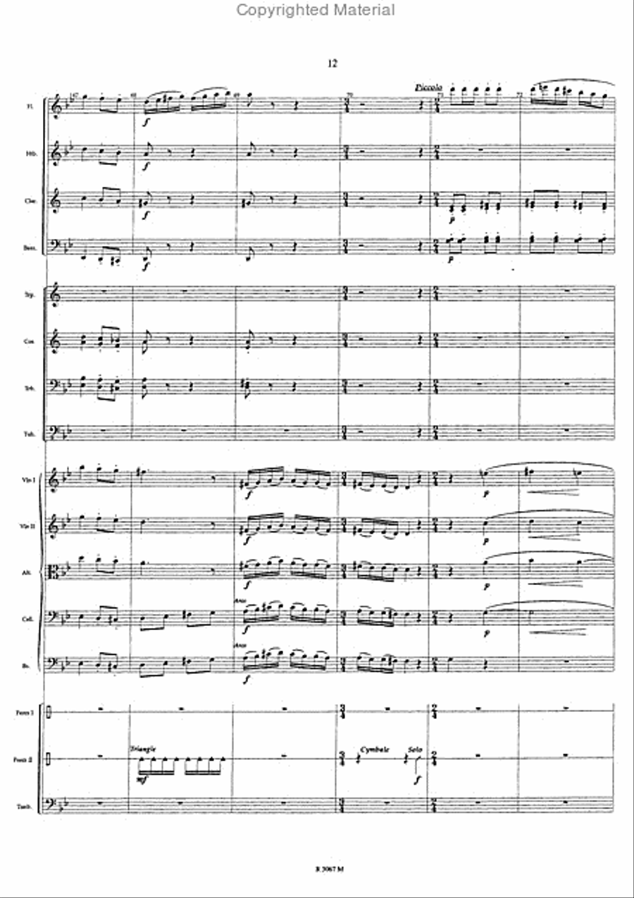 Ouverture sur des thèmes bosniaques Orchestra scores gallery preview page 13