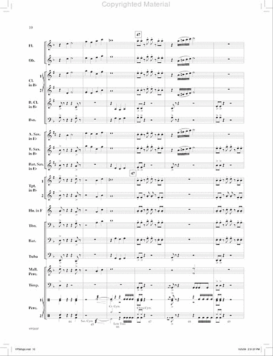 Visigoths Visigoths Concert Band scores gallery preview page 11
