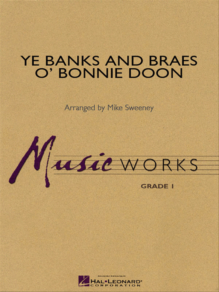 Ye Banks and Braes o' Bonnie Doon Concert Band scores gallery preview page 1