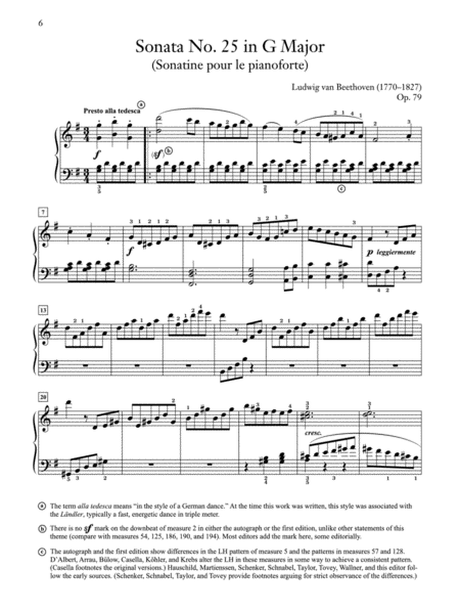 Sonata No. 25 in G Major, Op. 79