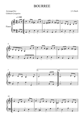 Bourree (Suite BWV 996)