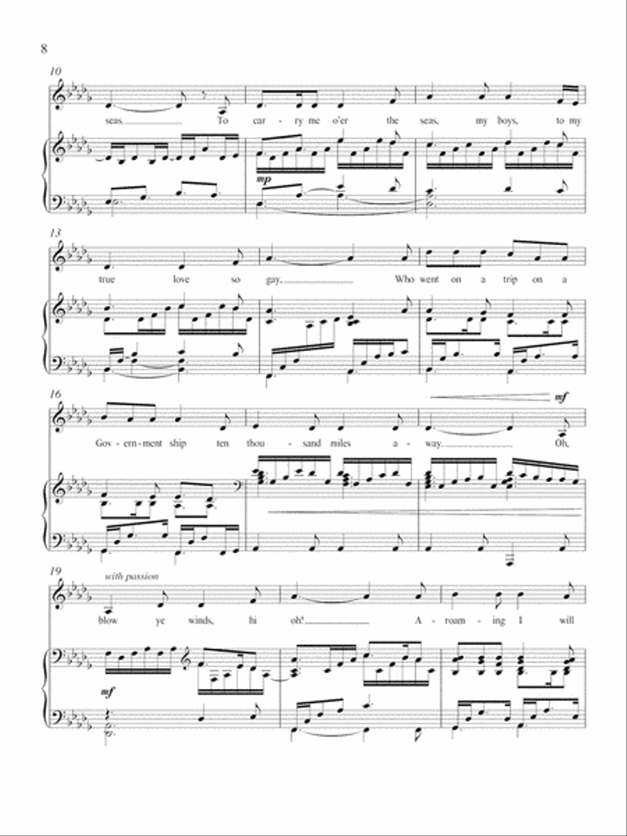 Ten Thousand Miles Away Ten Thousand Miles Away Low Voice scores gallery preview page 3