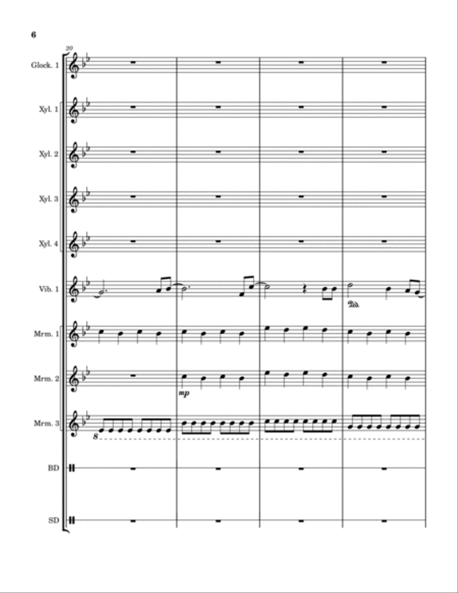 Firework Firework Glockenspiel scores gallery preview page 6